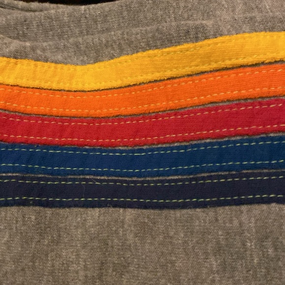 Aviator Nation 5 stripe joggers gray pockets XL - Picture 5 of 5